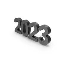 Black Number 2023 PNG & PSD Images