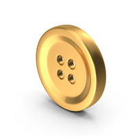 Gold Button Side PNG & PSD Images