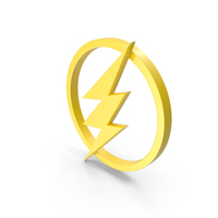 Yellow Flash Symbol PNG & PSD Images