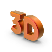 Copper 3D Symbol PNG & PSD Images