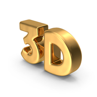 Gold 3D Text PNG & PSD Images