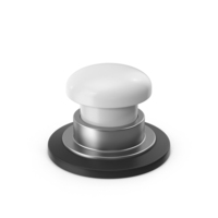 White Push Button PNG & PSD Images