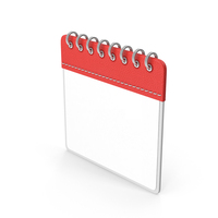 Calendar Icon Red Empty PNG & PSD Images