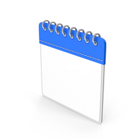 Calendar Icon Blue Empty PNG & PSD Images