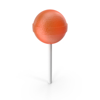 Orange Lollipop PNG & PSD Images