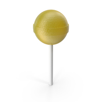 Yellow Lollipop PNG & PSD Images