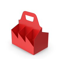 Red Bottle Carrier PNG & PSD Images