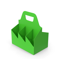 Green Bottle Carrier PNG & PSD Images