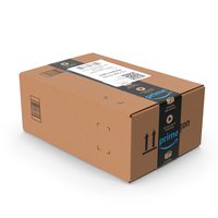 Amazon Parcel Box 30x20x14 PNG & PSD Images