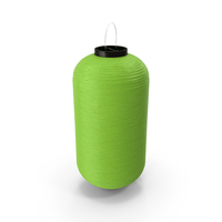Green Decorative Hanging Cylindrical Lantern PNG & PSD Images