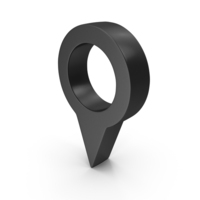 Pin Locate Black PNG & PSD Images