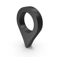 Pin Locate Map Black PNG & PSD Images