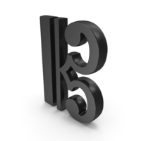 C Clef Symbol Logo Icon Black PNG & PSD Images