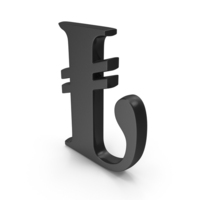 Turkish Lira Currency Symbol Logo Black PNG & PSD Images