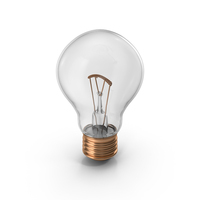 Copper Light Bulb PNG & PSD Images