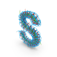 Color Wire Letter S PNG & PSD Images