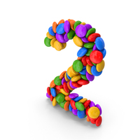 Candy Number 2 PNG & PSD Images