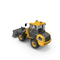 Volvo L25 Electric Loader With Bucket Simple Interior PNG & PSD Images