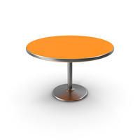 Orange Round Table PNG & PSD Images