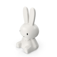 White Rabbit Figurine PNG & PSD Images