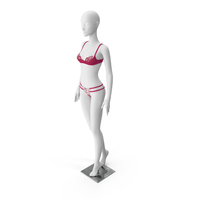 Mannequin With Underwear White Color PNG & PSD Images