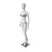 Mannequin With Underwear White Color PNG & PSD Images