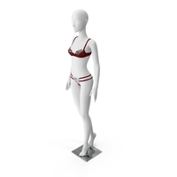 Mannequin With Underwear White Color PNG & PSD Images