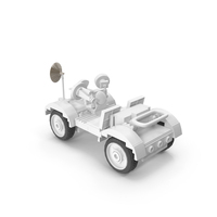 玩具Lunar Rover PNG和PSD图像