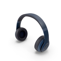 Headphones Blue PNG & PSD Images