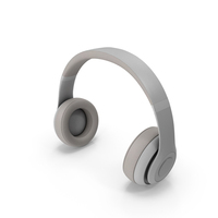 Headphones Open White PNG & PSD Images
