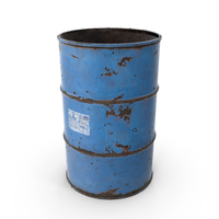 Light Blue Oil Drum PNG & PSD Images