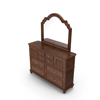Charleston Dresser Wood PNG & PSD Images