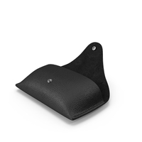 Leather Sunglasses Case Open Black PNG & PSD Images
