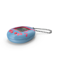 Retro Tamagotchi Bandai Pink Blue PNG & PSD Images