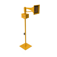 Tornado Siren Orange PNG & PSD Images