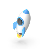 Cartoon Rocket Icon PNG & PSD Images