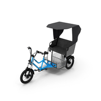Commercial Grade Electric Trike with Passenger Seat PNG & PSD Images