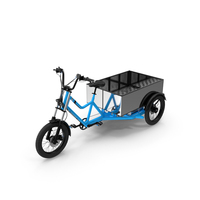 Commercial Grade Electric Trike with Truck Bed PNG & PSD Images