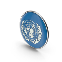 Badge UN Flag PNG & PSD Images