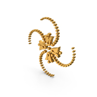 Gold Floral Element PNG & PSD Images