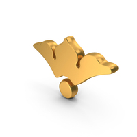 Gold Flower Modern Element PNG & PSD Images