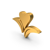 Gold Modern Leaf Frame Element PNG & PSD Images