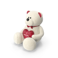Teddy Bear with I LOVE YOU PNG & PSD Images