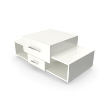 White TV Stand PNG & PSD Images