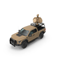 Ford F150 Raptor with X-MADIS Anti Drone System PNG & PSD Images