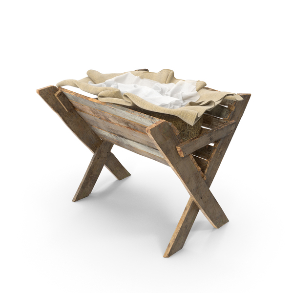 Manger With Swaddling Cloth PNG & PSD Images