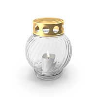 Memorial Grave Candle Lamp PNG & PSD Images