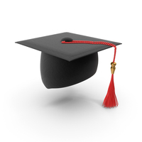 Red And Black Graduation Hat PNG & PSD Images