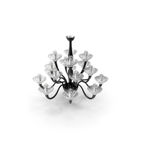 De Majo Black Luster Chandelier PNG & PSD Images