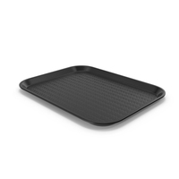 Plastic Fast Food Tray Black PNG & PSD Images